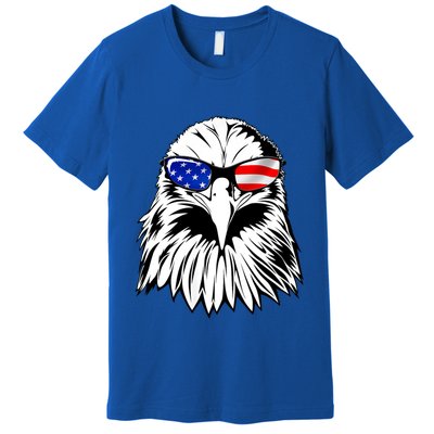 Eagle Sunglasses 4th Of July American Flag Premium T-Shirt