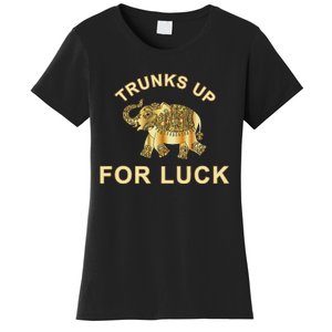 Elephant Spirit Animal Totem Trunks Up For Good Luck Lucky Women's T-Shirt