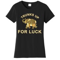 Elephant Spirit Animal Totem Trunks Up For Good Luck Lucky Women's T-Shirt