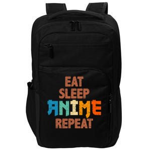 Eat Sleep Anime Repeat Anime Japanese Impact Tech Backpack