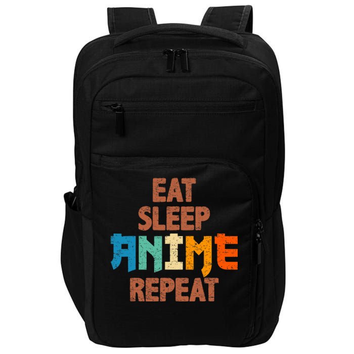 Eat Sleep Anime Repeat Anime Japanese Impact Tech Backpack