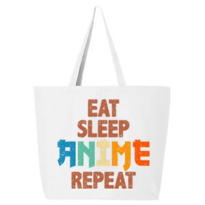 Eat Sleep Anime Repeat Anime Japanese 25L Jumbo Tote