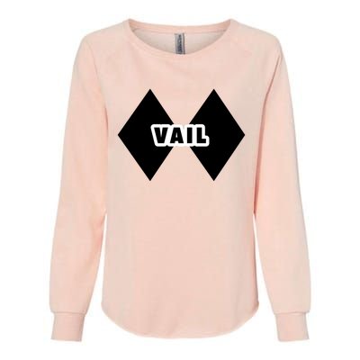 Extreme Ski At Vail Womens California Wash Sweatshirt