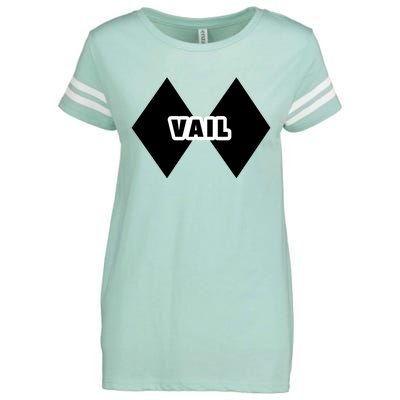 Extreme Ski At Vail Enza Ladies Jersey Football T-Shirt