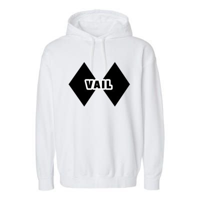 Extreme Ski At Vail Garment-Dyed Fleece Hoodie