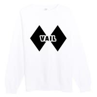 Extreme Ski At Vail Premium Crewneck Sweatshirt