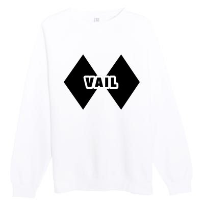 Extreme Ski At Vail Premium Crewneck Sweatshirt