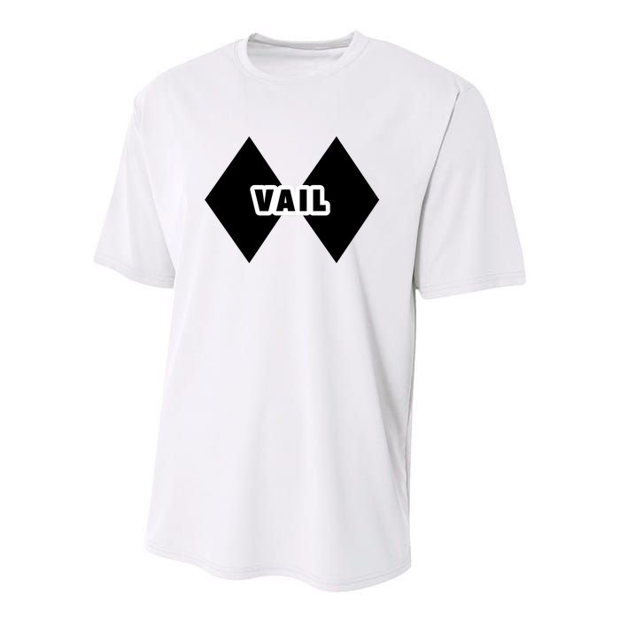 Extreme Ski At Vail Youth Performance Sprint T-Shirt