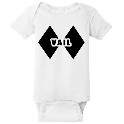 Extreme Ski At Vail Baby Bodysuit
