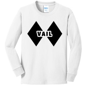 Extreme Ski At Vail Kids Long Sleeve Shirt