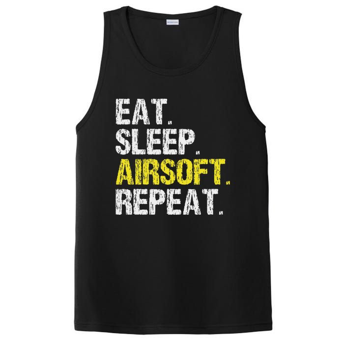 Eat Sleep Airsoft Repeat Air Soft Cool PosiCharge Competitor Tank