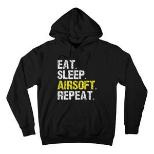 Eat Sleep Airsoft Repeat Air Soft Cool Tall Hoodie