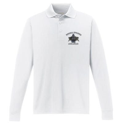 Eureka Springs Arkansas Souvenir Performance Long Sleeve Polo