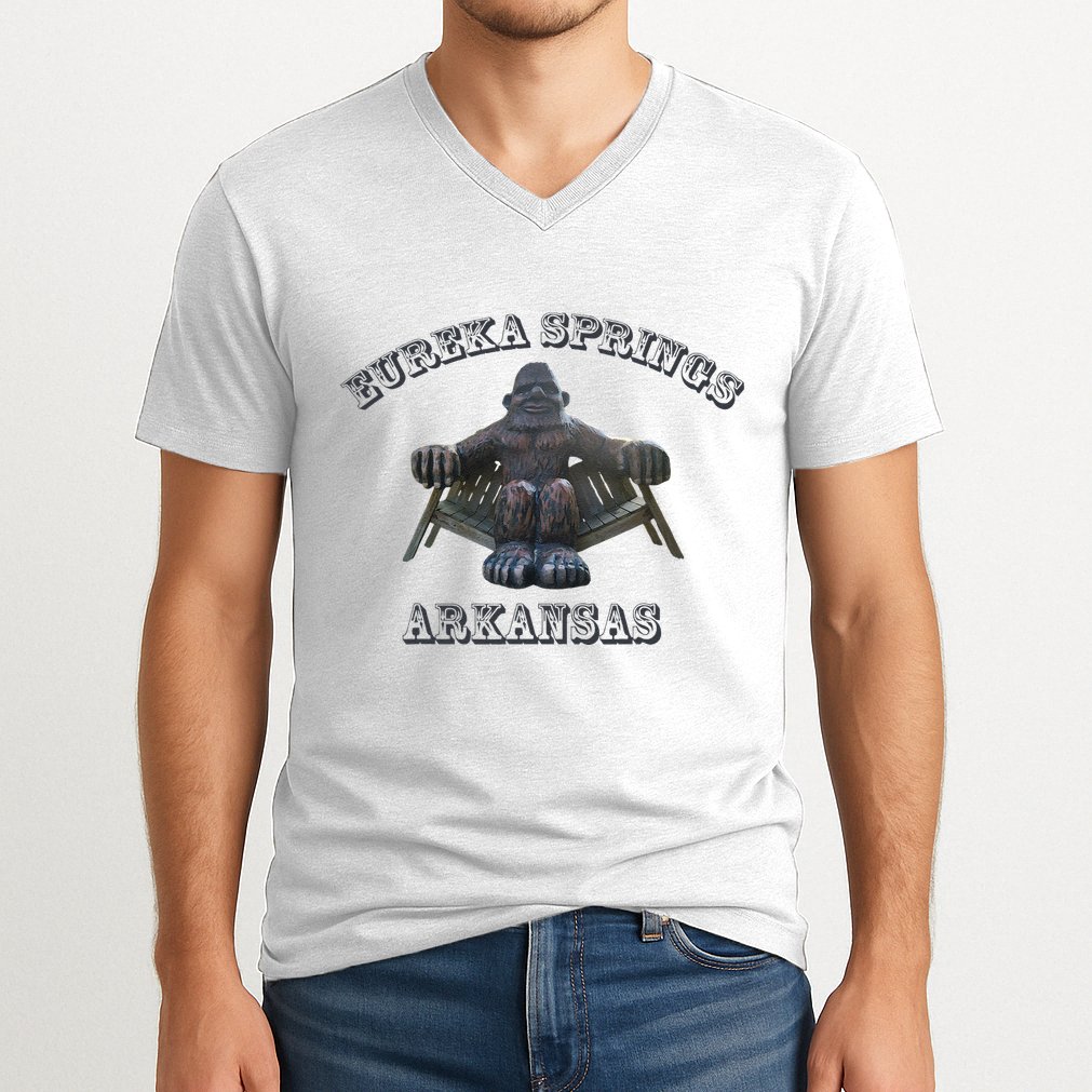 Eureka Springs Arkansas Souvenir V-Neck T-Shirt