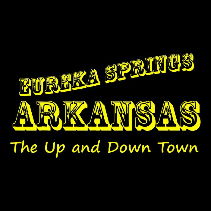 Eureka Springs Arkansas Up And Down Town Souvenir T-Shirt