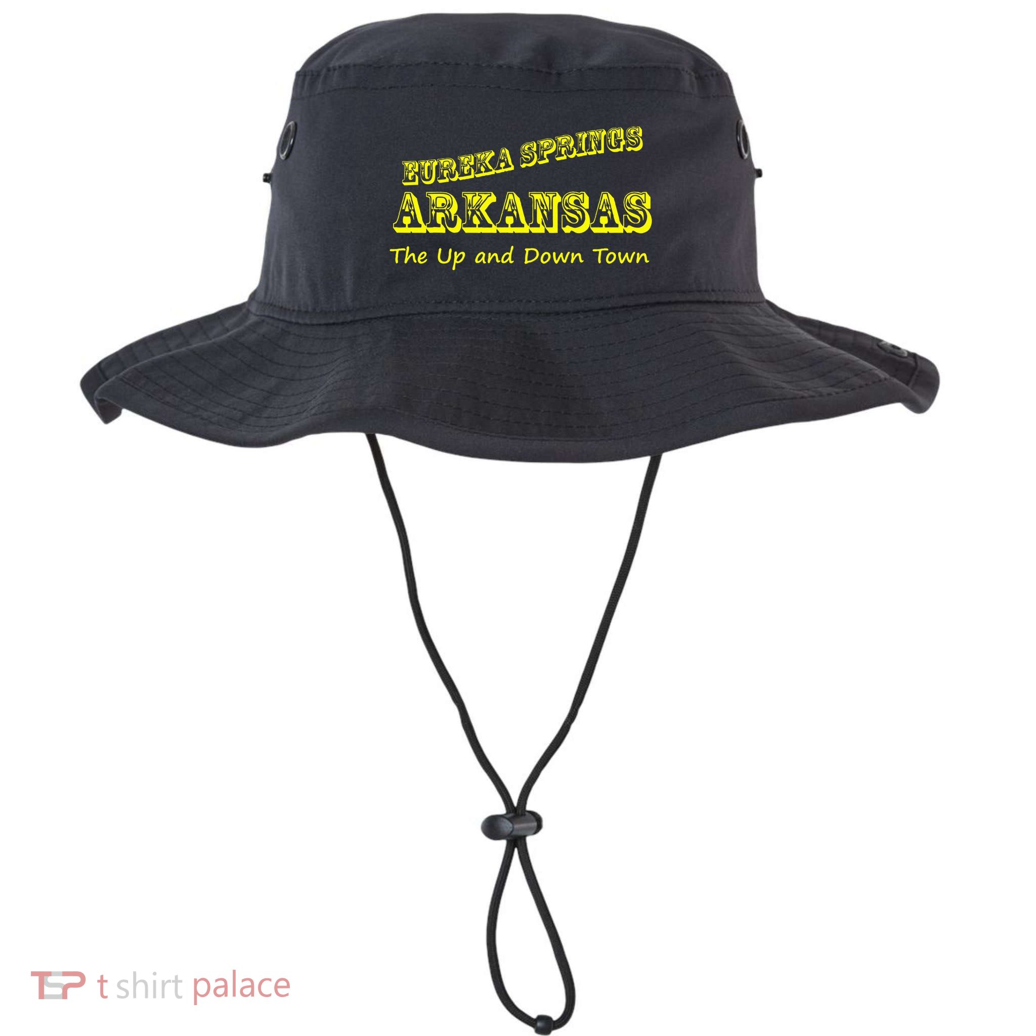 Eureka Springs Arkansas Up And Down Town Souvenir Bucket Hat