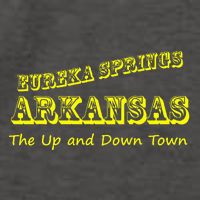 Eureka Springs Arkansas Up And Down Town Souvenir Vector Backpack