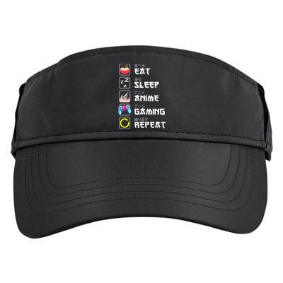 Eat Sleep Anime Gaming Repeat Japan Kawaii Manga Anime Gifts Adult Drive Performance Visor