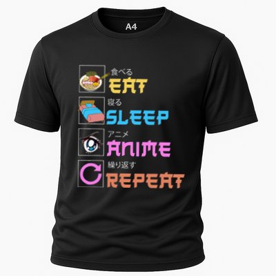 Eat Sleep Anime Repeat Anime Manga Performance Shirt