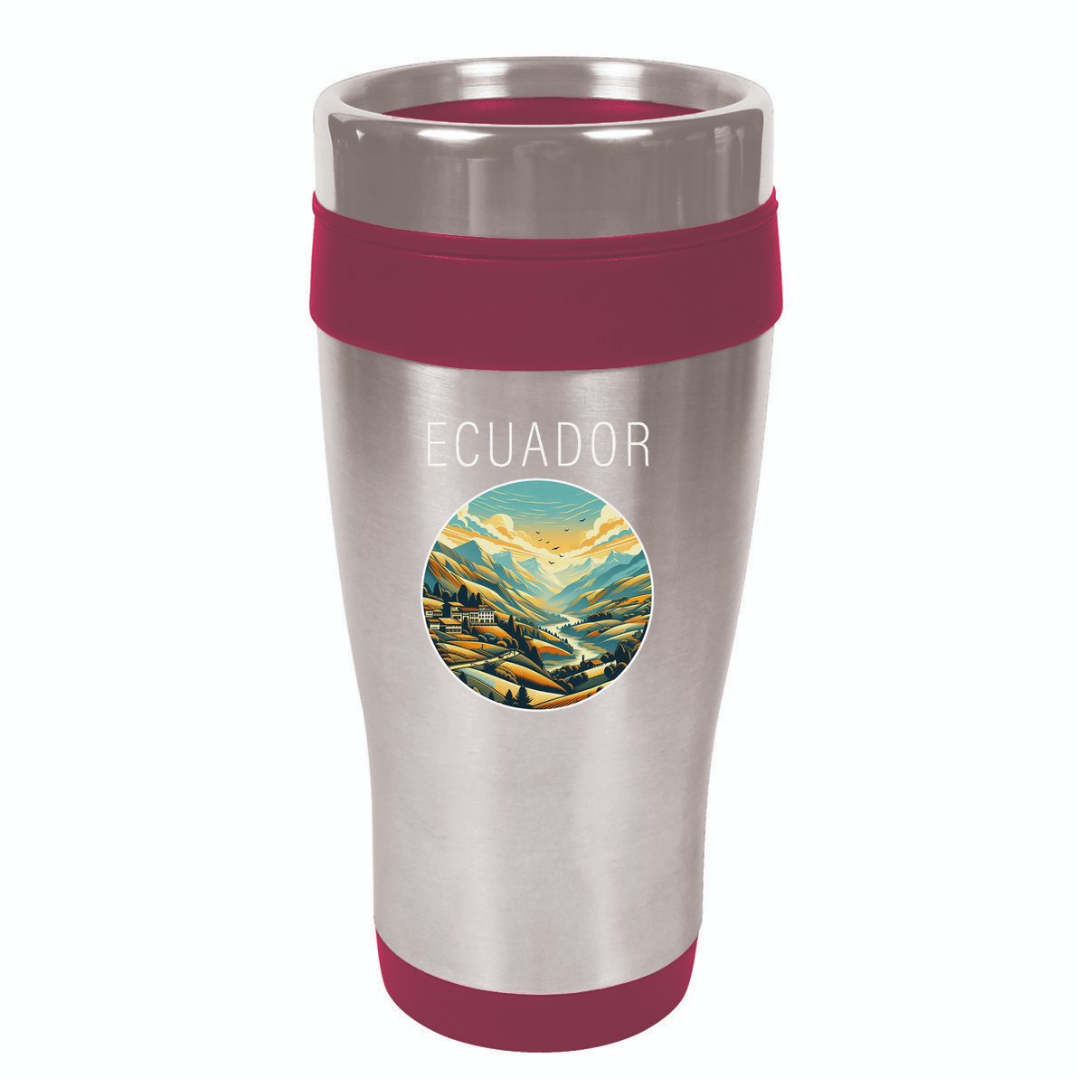 Ecuador Scenery Art Deco 16oz Travel Tumbler