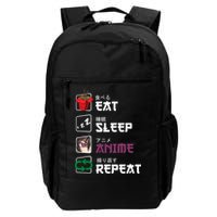 Eat Sleep Anime Repeat Backpack