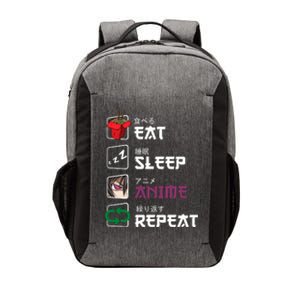 Eat Sleep Anime Repeat Vector Backpack