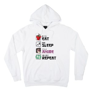 Eat Sleep Anime Repeat Hoodie