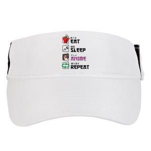 Eat Sleep Anime Repeat Adult Drive Performance Visor