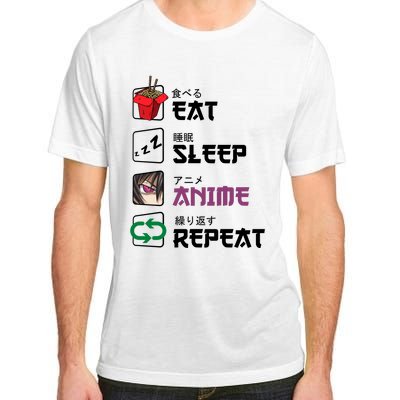 Eat Sleep Anime Repeat Adult ChromaSoft Performance T-Shirt