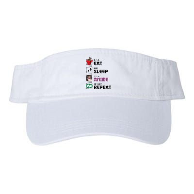 Eat Sleep Anime Repeat Visor