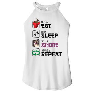 Eat Sleep Anime Repeat Women’s Perfect Tri Rocker Tank