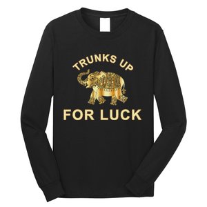 Elephant Spirit Animal Totem Trunks Up For Good Luck Lucky Long Sleeve Shirt