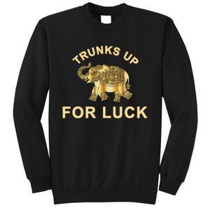 Elephant Spirit Animal Totem Trunks Up For Good Luck Lucky Sweatshirt