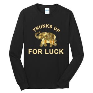 Elephant Spirit Animal Totem Trunks Up For Good Luck Lucky Tall Long Sleeve T-Shirt