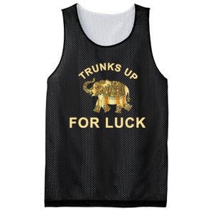 Elephant Spirit Animal Totem Trunks Up For Good Luck Lucky Mesh Reversible Basketball Jersey Tank