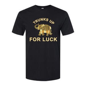 Elephant Spirit Animal Totem Trunks Up For Good Luck Lucky Softstyle CVC T-Shirt