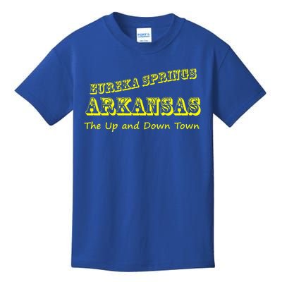 Eureka Springs Arkansas Up And Down Town Souvenir Kids T-Shirt