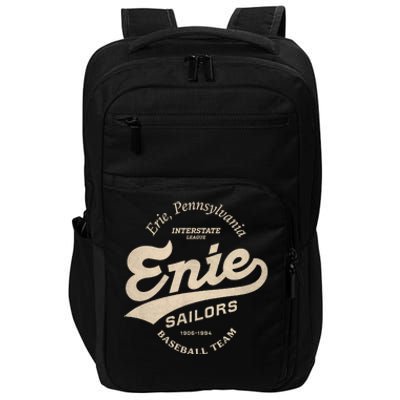 Erie Sailors A Minor League Baseball Team Pennsylvania 1906 Impact Tech Backpack