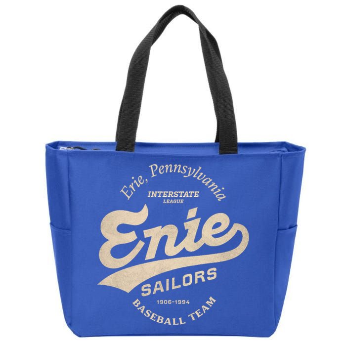 Erie Sailors A Minor League Baseball Team Pennsylvania 1906 Zip Tote Bag