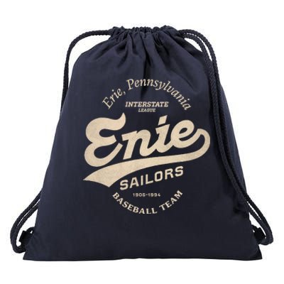 Erie Sailors A Minor League Baseball Team Pennsylvania 1906 Drawstring Bag