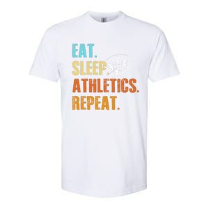 Eat Sleep Athletics Repeat Funny Sports Athletes Premium Softstyle CVC T-Shirt