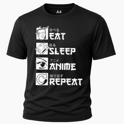 Eat Sleep Anime Repeat Manga Performance Shirt