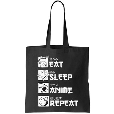 Eat Sleep Anime Repeat Manga Bag