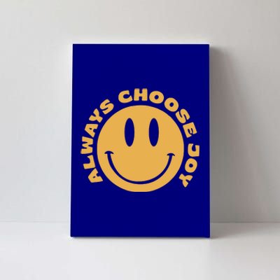 Emoji Smile Always Choose Joy Canvas