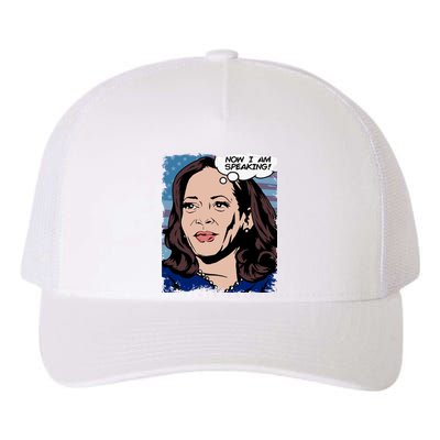 Now I Am Speaking Kamala Harris Yupoong Adult 5-Panel Trucker Hat