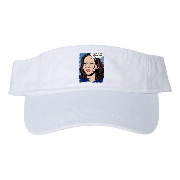 Now I Am Speaking Kamala Harris Valucap Bio-Washed Visor