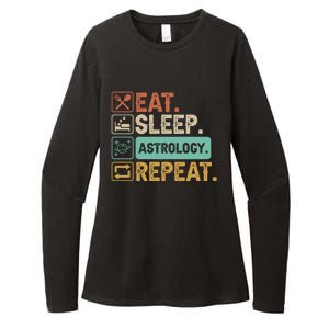 Eat Sleep Astrology Repeat Astrology Great Gift Womens CVC Long Sleeve Shirt