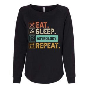 Eat Sleep Astrology Repeat Astrology Great Gift Womens California Wash Sweatshirt