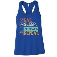 Eat Sleep Astrology Repeat Astrology Great Gift Women's Racerback Tank