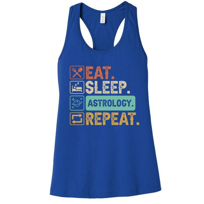 Eat Sleep Astrology Repeat Astrology Great Gift Women's Racerback Tank